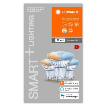 LED lámpa , égő , szpot , 3 x GU10 , 3 x 4.9W , CCT , dimmelhető , LEDVANCE Smart+ WIFI kép