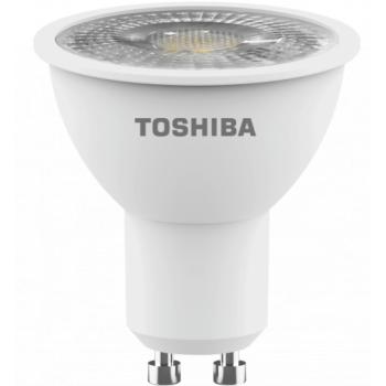 LED lámpa , égő , szpot ,  GU10 foglalat , 7 Watt , 36° , meleg fehér , dimmelhető , TOSHIBA , 5 év garancia kép