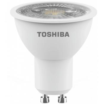 LED lámpa , égő , szpot ,  GU10 foglalat , 7 Watt , 36° , természetes fehér , dimmelhető , TOSHIBA , 5 év garancia kép