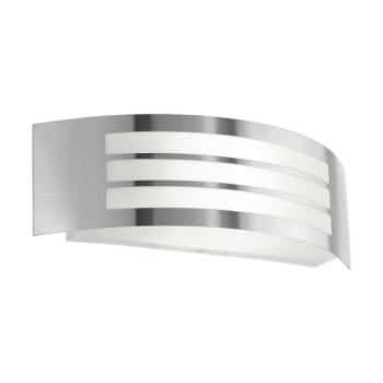 LED lámpa , fali , E27 foglalat , nemesacél , EGLO , LEIROS , 75423 kép