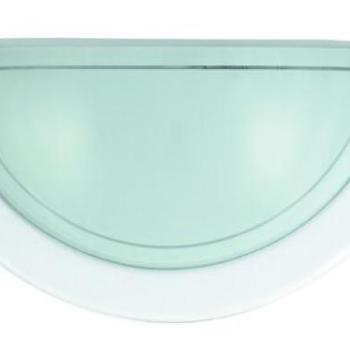 LED lámpa , fali , E27 , üveg , fehér , 31 cm , 5 év garancia , félkör ,  Rábalux , UFO kép