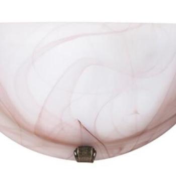 LED lámpa , fali , E27 , üveg , tobacco alabástrom , 30 cm , 5 év garancia ,  Rábalux , ALABASTRO kép