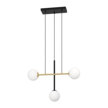 LED lámpa , függeszték , mennyezeti , 3xE14 foglalat , fehér , EGLO , PAZ , 390177 kép