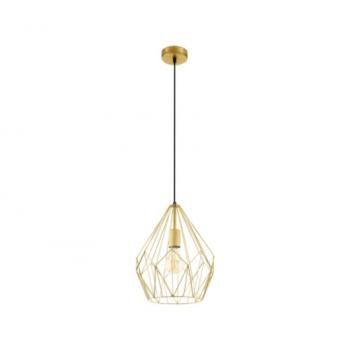 LED lámpa függeszték , mennyezeti , E27 , acél , arany , EGLO , CARLTON , 49933 kép