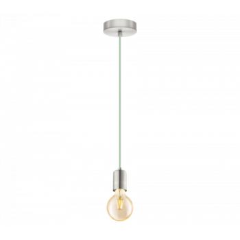 LED lámpa függeszték , mennyezeti , E27 , acél , matt nikkel , EGLO , YORTH , 32525 kép