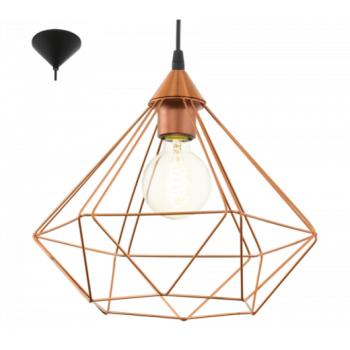 LED lámpa függeszték , mennyezeti , E27 , acél , réz , EGLO , TARBES , 94194 kép