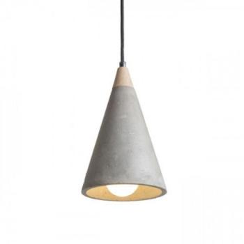 LED lámpa , függeszték , mennyezeti , E27 , beton , RENDL , HEIDI , R12380 kép