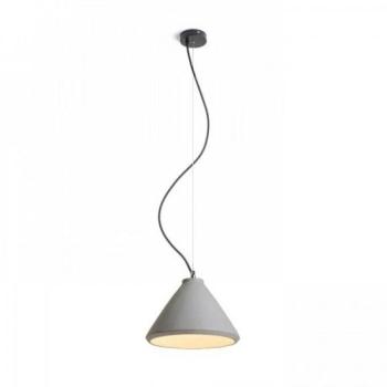LED lámpa , függeszték , mennyezeti , E27 , beton , RENDL , RADICAL , R12416 kép