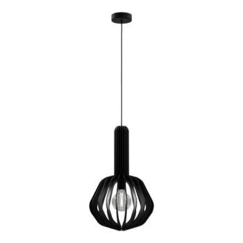 LED lámpa , függeszték , mennyezeti , E27 foglalat , fekete , 38 cm , EGLO , VELASCO , 900154 kép