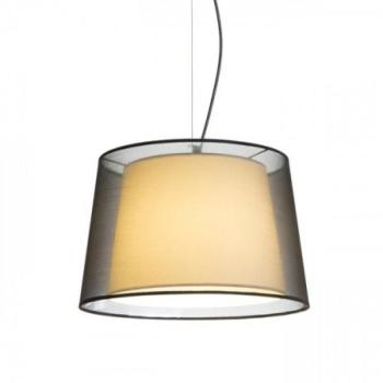LED lámpa , függeszték , mennyezeti , E27 , textil , RENDL , ESPLANADE , R12483 kép