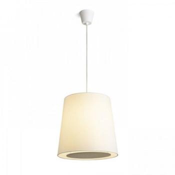LED lámpa , függeszték , mennyezeti , E27 , textil , RENDL , POLLOCK , R13280 kép