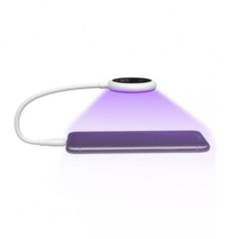 LED lámpa , hordozható , UV-C fertőtlenítéssel , 0.5W , Lighting csatlakozóval , iPhone , 59S , SunClean kép