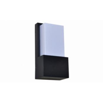 LED lámpa , kültéri , oldalfali , E27 , fekete , IP54 , MIRIA kép