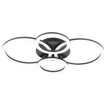 LED lámpa , mennyezeti , 41W , CCT , fekete , ZigBee , EGLO , PARRAPOS-Z , 900319 kép