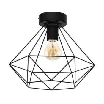 LED lámpa , mennyezeti , E27 , acél , fekete , EGLO , TARBES , 43004 kép
