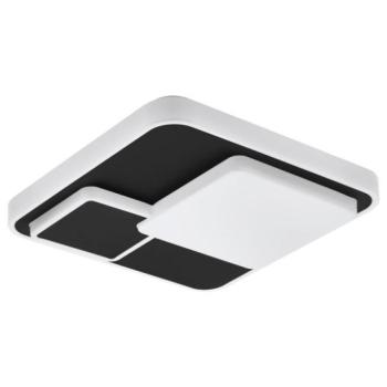 LED lámpa , mennyezeti , négyzet , 19.5W , meleg fehér , fekete , EGLO , LEPRESO , 75667 kép