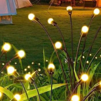 LED lámpa , napelemes , mozgásérzékelős , alkonyatérzékelős , földbe szúrható , 73 cm , IP54 kép