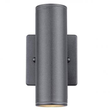 LED lámpa , oldalfali , GU10 , 2 x 35W , antracit , kültéri , IP44 , EGLO , RIGA PRO , 62714 kép
