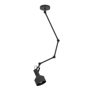 LED lámpa , oldalfali lámpa , mennyezeti lámpa , E27-es foglalattal , 1x28W  , acél , fekete , EGLO , TAKELEY , 43561 kép