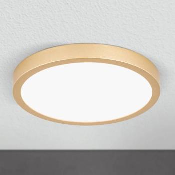 LED lámpa Vika, kerek, arany matt, Ø 23cm kép