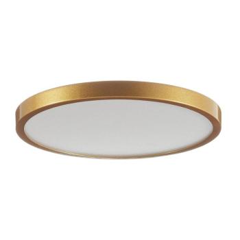 LED lámpa Vika, kerek, arany matt, Ø 30cm kép