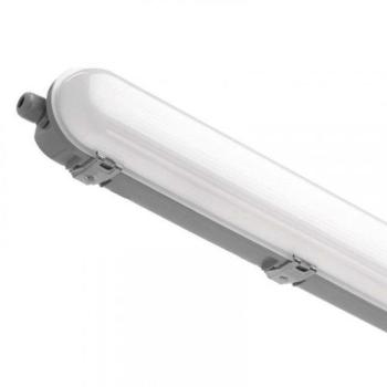 LED lámpatest , 36 Watt , 120 cm , kompakt armatúra , por- és páravédett , IP66 , hideg fehér , vészvilágítás meghajtóval kép