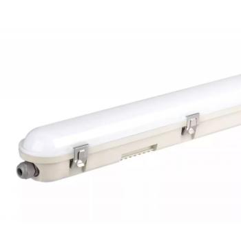 LED lámpatest , 48 Watt , 150 cm , 120lm/w , kompakt armatúra , por- és páravédett , IP65 , természetes fehér , Samsung Chip , 5 év garancia kép