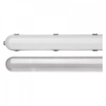 LED lámpatest , 54 Watt , 150 cm , kompakt armatúra , por- és páravédett , IP66 , természetes fehér , vészvilágítás meghajtóval kép