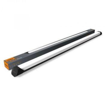 LED lámpatest , 72W , 120 cm , kompakt armatúra , természetes fehér , 5000K , 110 lm/W , fekete , alumínium , VIDEX kép