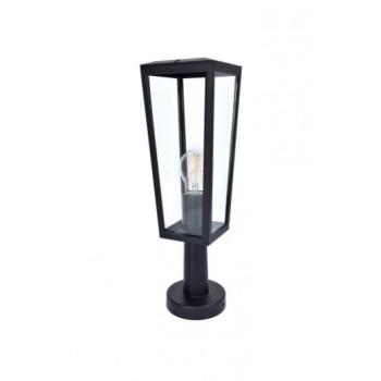 LED lámpatest , álló , 43 cm , E27 foglalat , matt fekete , kültéri , IP44 , LUTEC , PINE kép