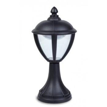 Led lámpatest , állólámpa , 9 Watt , meleg fehér , fekete, kültéri , IP44 , LUTEC , UNITE kép