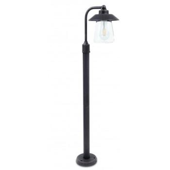 LED lámpatest , állólámpa , E27 foglalat , matt rozsdabarna , kültéri , IP44 , LUTEC , CATE kép