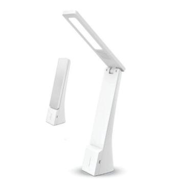 LED lámpatest , asztali , 4 Watt , dimmelhető , állítható fehér színhőmérséklet (CCT) , fehér-ezüst kép