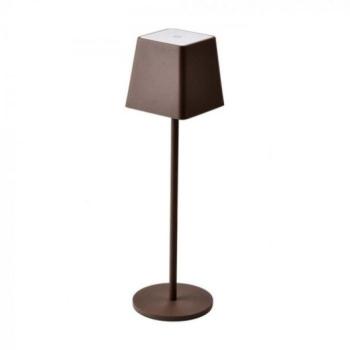 LED lámpatest , asztali , érintőkapcsolóval , 2 Watt , dimmelhető , USB , corten , IP54 kép