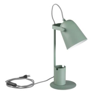 LED lámpatest , asztali , kapcsolóval , telefontartóval , E27 , zöld , Kanlux , Raibo kép