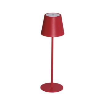 LED lámpatest , asztali , kültéri , érintőkapcsolóval , meleg fehér , USB , piros, IP54  , Kanlux , INITA kép
