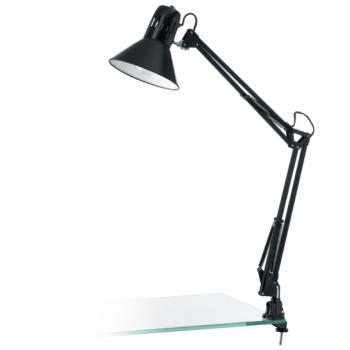 LED lámpatest , asztali , rögzítős , rugós , E27 , fekete , EGLO , FIRMO , 90873 kép