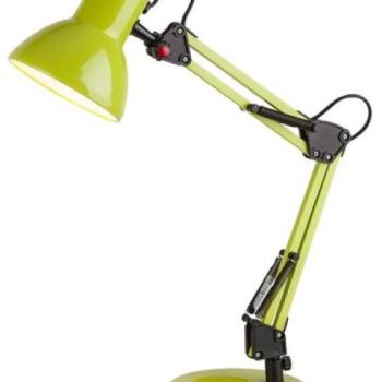 LED lámpatest , asztali , rugós , E27 , fém , zöld , Rábalux , Samson , 4178 kép