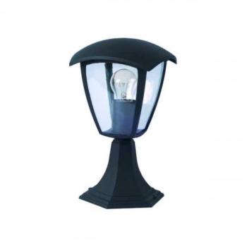 LED lámpatest , E27-es foglalat , állólámpa , 29 cm , kültéri , matt fekete , IP44 kép