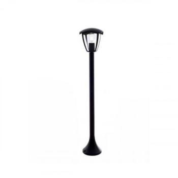 LED lámpatest , E27-es foglalat , állólámpa , 90 cm kültéri , matt fekete , IP44 kép