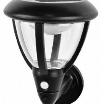 LED lámpatest , fali , napelemes , beépített alkonykapcsoló , mozgásérzékelős , természetes fehér , IP44 , EcoLight kép