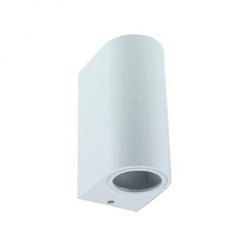 LED lámpatest , GU10-es foglalatú , oldalfali , kerek , 2 irányú , fehér , IP44 kép