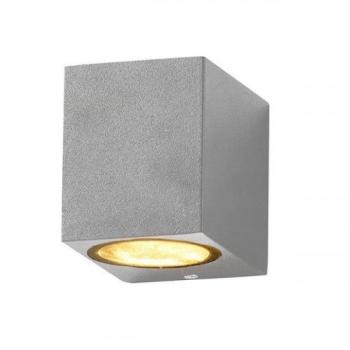 LED lámpatest , GU10 , oldalfali , 1 irányú , szürke , kültéri , IP44 kép