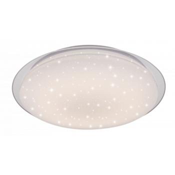 Led lámpatest , kerek , mennyezeti , 40W , CCT , dimmelhető , matt fehér , csillagos kép