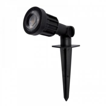 LED lámpatest , kerti , leszúrható , 5W , hideg fehér , IP65 , sötét szürke kép