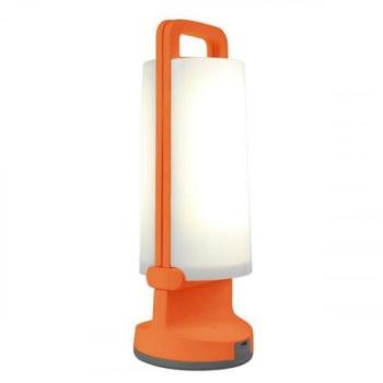 Led lámpatest , kültéri , 1.2W , napelemes , dimmelhető , természetes fehér , IP54 , narancs , LUTEC , DRAGONFLY kép