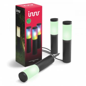 LED lámpatest , kültéri , INNR , állólámpa, leszúrható , 3 x 4.5 Watt , RGB , CCT , dimmelhető , Philips Hue kompatibilis , IP65 kép