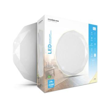 Led lámpatest , mennyezeti , 24W , természetes fehér , kristály hatású , Modee kép