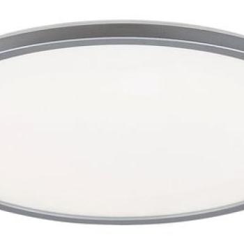 LED lámpatest , mennyezeti ,  41.5 cm , 22W , dimmelhető , RGB , kerek , ezüst , Rábalux , RASMUS kép