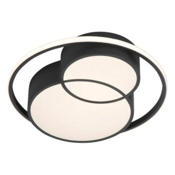 LED lámpatest , mennyezeti ,  48 cm , 40W , meleg fehér , fekete , Rábalux , ZENITH kép